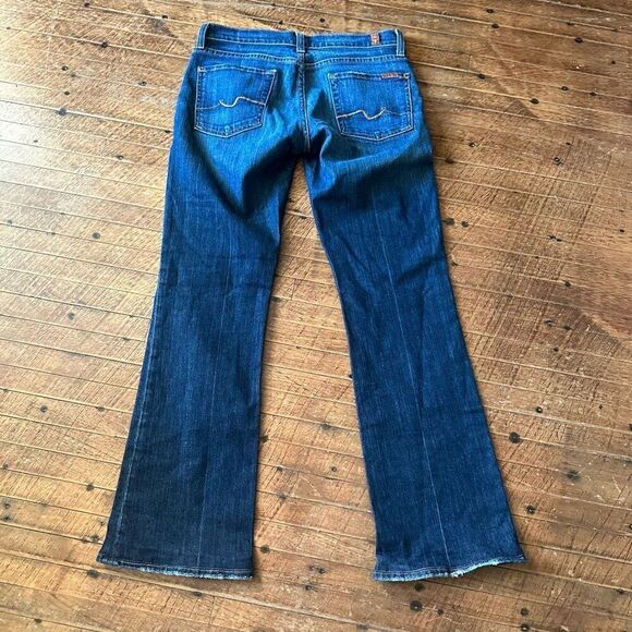 7 for All Mankind western cowboycore 27 luxe bootcut jeans - Picture 3 of 3